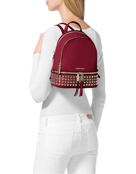 red bag michael kors|michael kors backpack red.